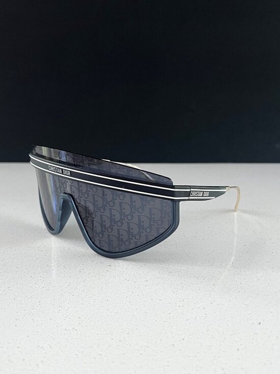 Dior Shield Sunglasses Navy LOGO DIORCLUB M2U 31B8 main image 10